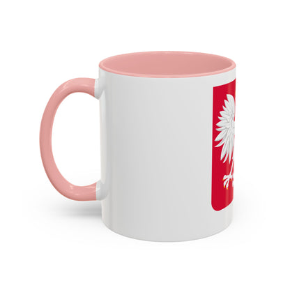 Coat of arms of Poland (1980-1990) - Accent Coffee Mug