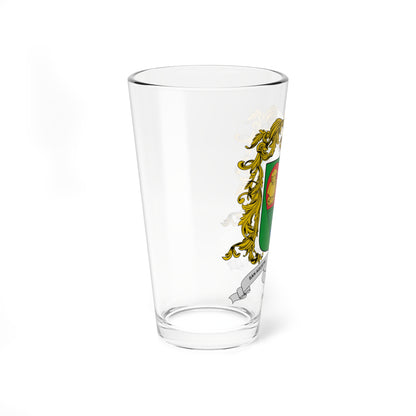 Heraldica Escudo de San Agustin Huila (Colombia) (Coat of Arms) Pint Glass 16oz