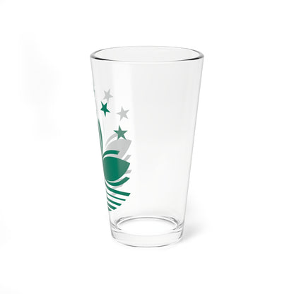 Macau lotus (China) Pint Glass 16oz