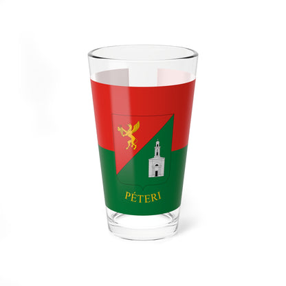 Flag of Peteri (Hungary) Pint Glass 16oz
