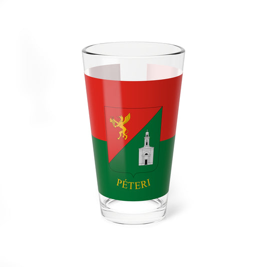 Flag of Peteri (Hungary) Pint Glass 16oz