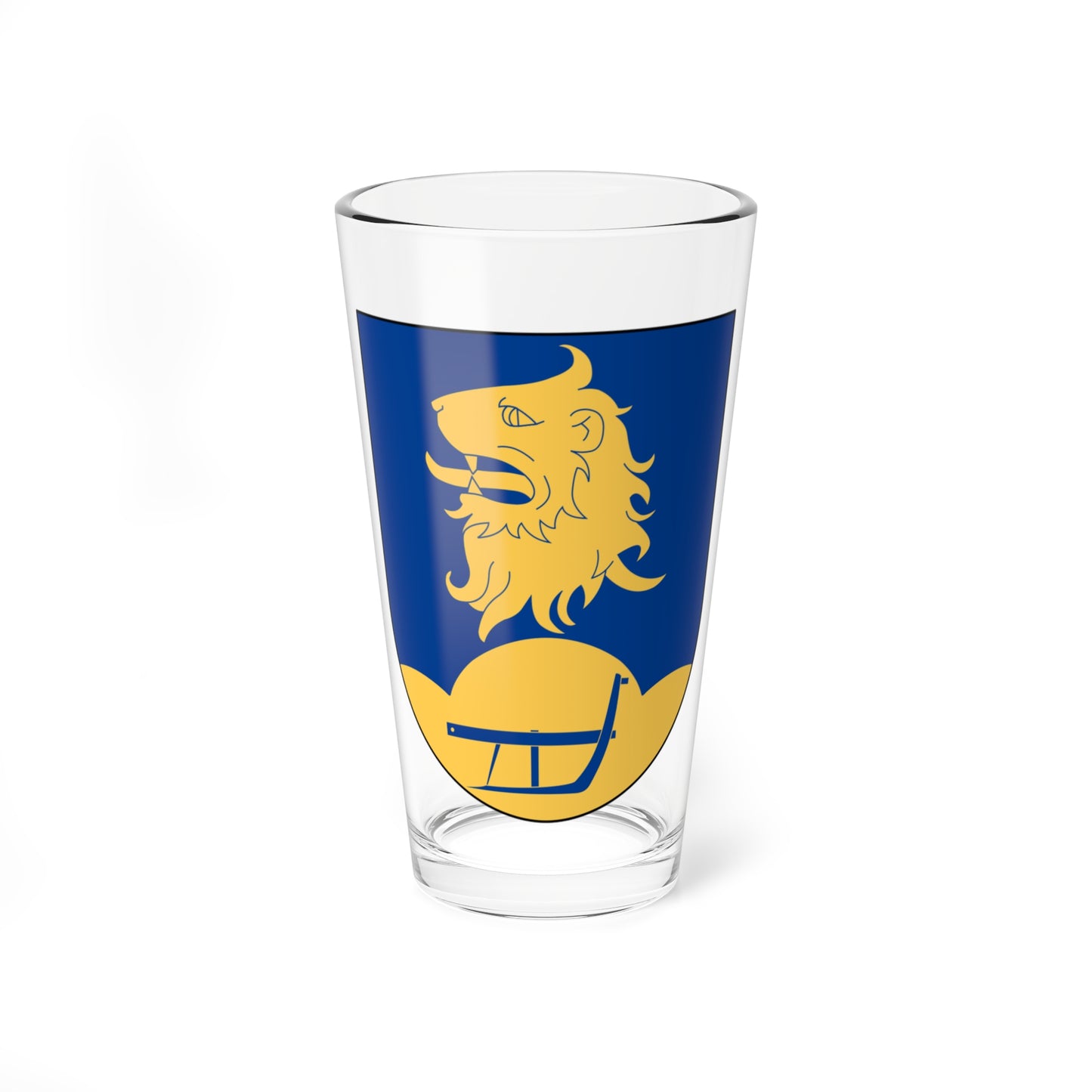 Ekebyborna församling vapen (Sweden) (Coat of Arms) Pint Glass 16oz