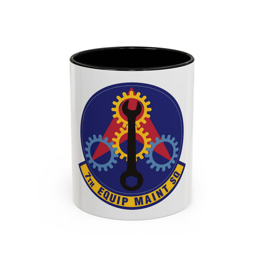 7th Equipment Maintenance Squadron (U.S. Air Force) Accent Coffee Mug