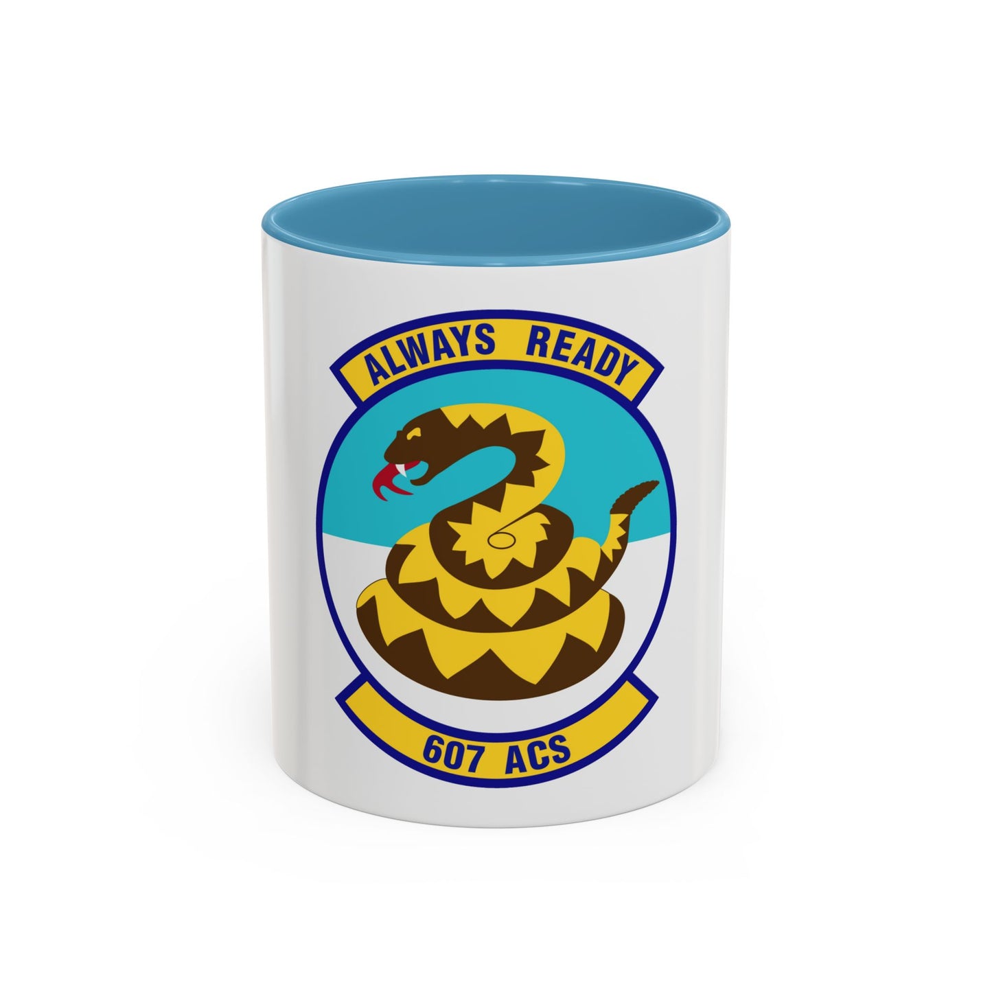 607th Air Control Squadron (U.S. Air Force) Accent Coffee Mug