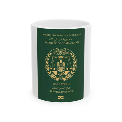 Somaliland Service Passport - White Coffee Mug-11oz-Go Mug Yourself