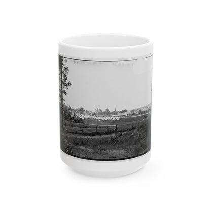 Culpeper, Va. Encampment On The Edge Of Town (U.S. Civil War) White Coffee Mug