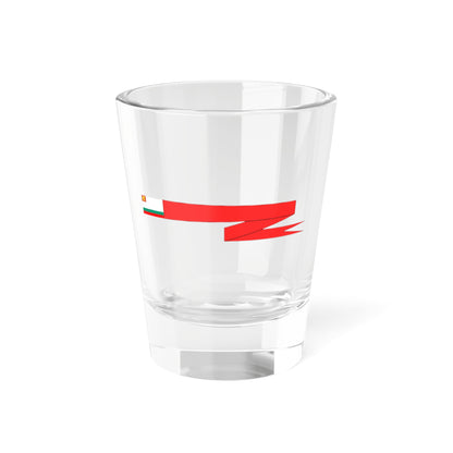 Bulgarian Navy Rank Flag Pendant of Ship Division Commander 2 (Bulgaria) Shot Glass 1.5oz