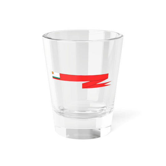 Bulgarian Navy Rank Flag Pendant of Ship Division Commander 2 (Bulgaria) Shot Glass 1.5oz