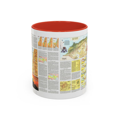 Middle East - The Peoples 2 (1972) (Map) Accent Coffee Mug