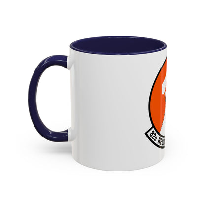 82 Reconnaissance Squadron ACC (U.S. Air Force) Accent Coffee Mug