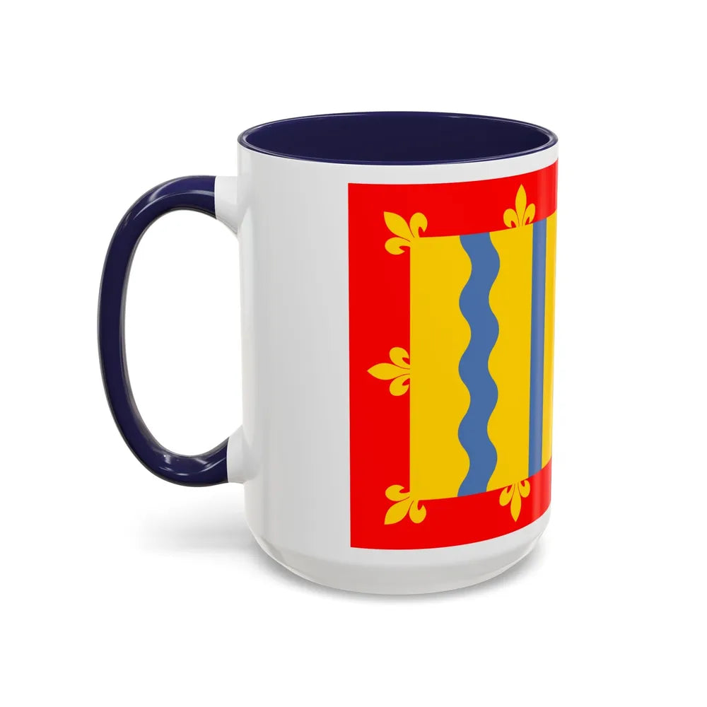 Flag of Cambridgeshire UK - Accent Coffee Mug-Go Mug Yourself