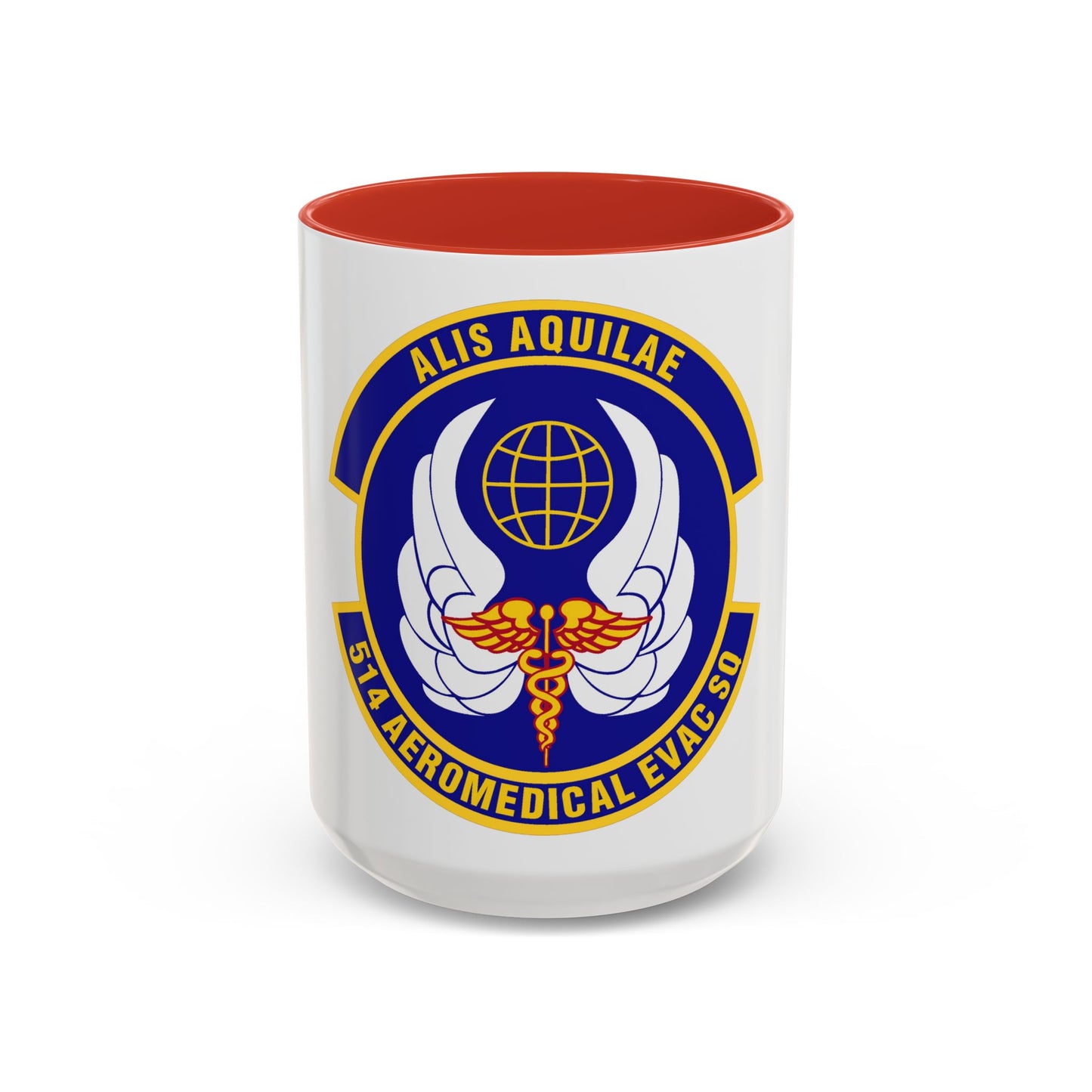 514th Aeromedical Evacuation Squadron (U.S. Air Force) Accent Coffee Mug