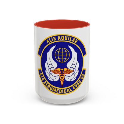 514th Aeromedical Evacuation Squadron (U.S. Air Force) Accent Coffee Mug