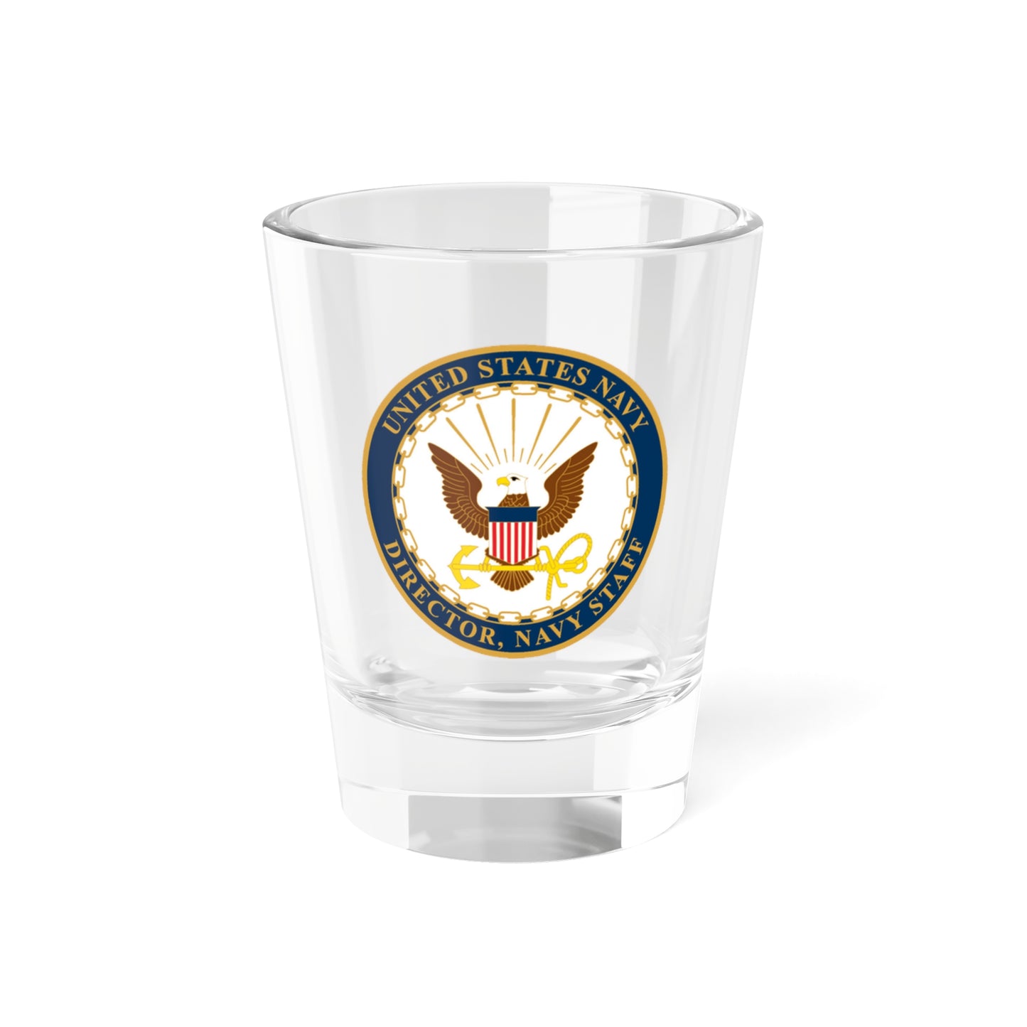 USN DIR NAVY STAFF (U.S. Navy) Shot Glass 1.5oz