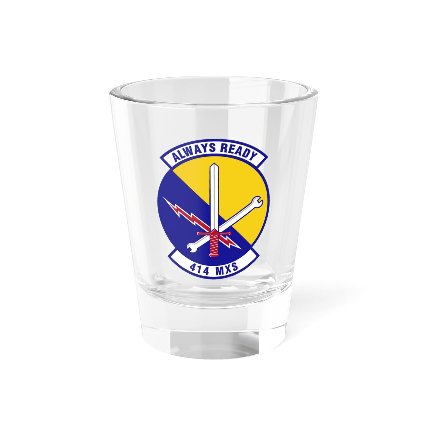 414th Maintenance Squadron (U.S. Air Force) Shot Glass 1.5oz