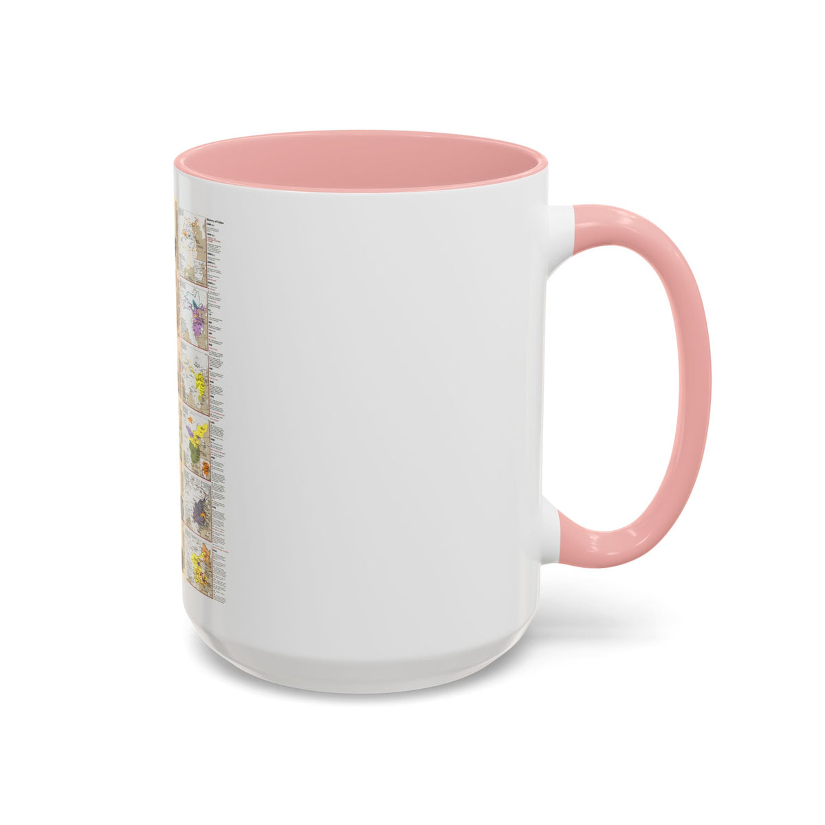 China 2 (1991) (Map) Accent Coffee Mug