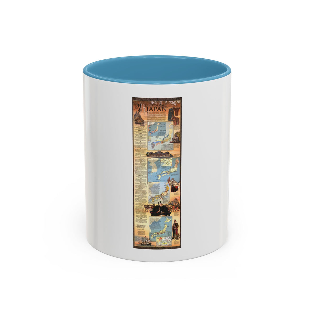 Japan - Historical (1984) (Map) Accent Coffee Mug