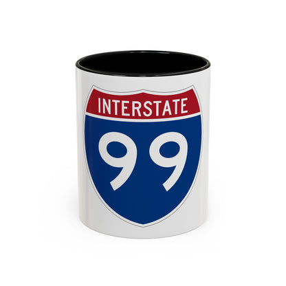 Interstate 99 (U.S. Highways) Accent Coffee Mug