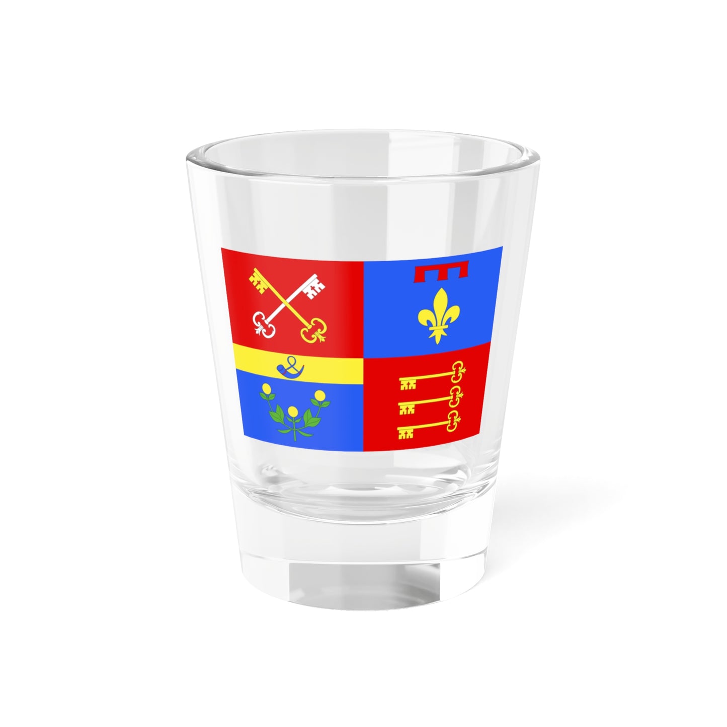 Flag of Vaucluse France 2 - Shot Glass 1.5oz