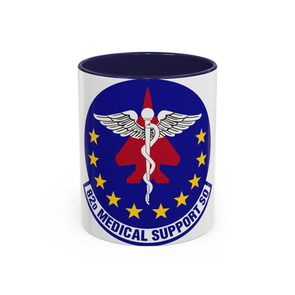 82d Medical Support Squadron (U.S. Air Force) Accent Coffee Mug