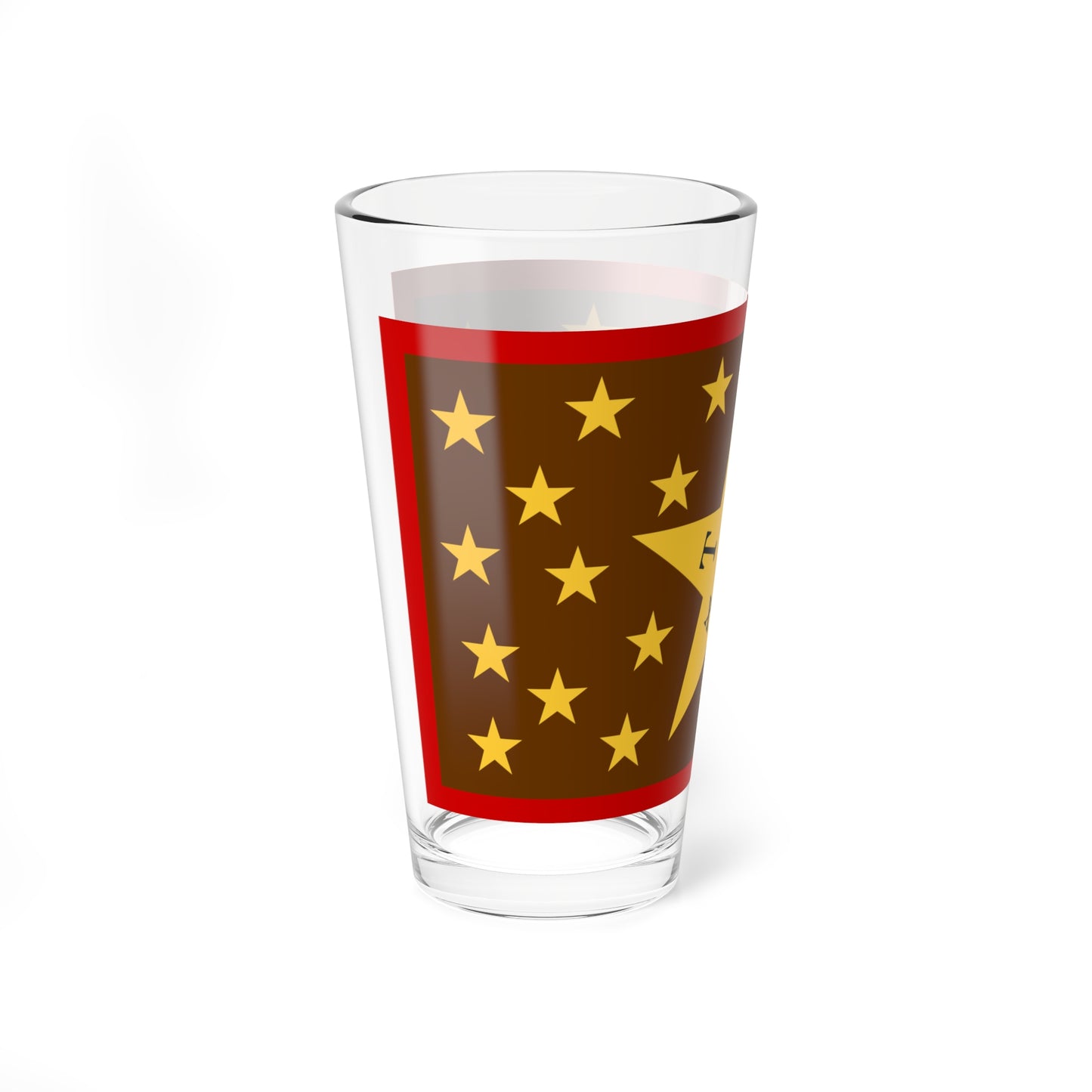 Old flag of Tekax Yucatán (Mexico) Pint Glass 16oz