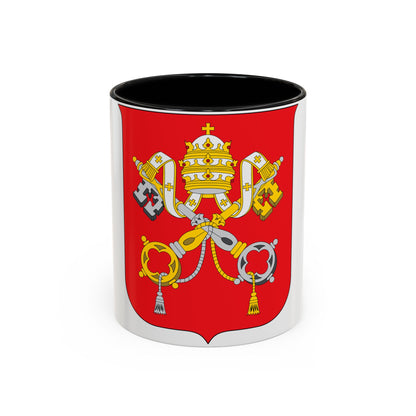 Coat of arms of Vatican City State - Accent Coffee Mug