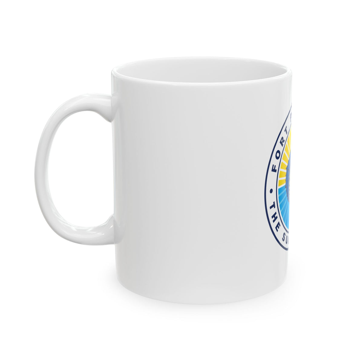 Seal of Fort Pierce Florida - White Coffee Mug