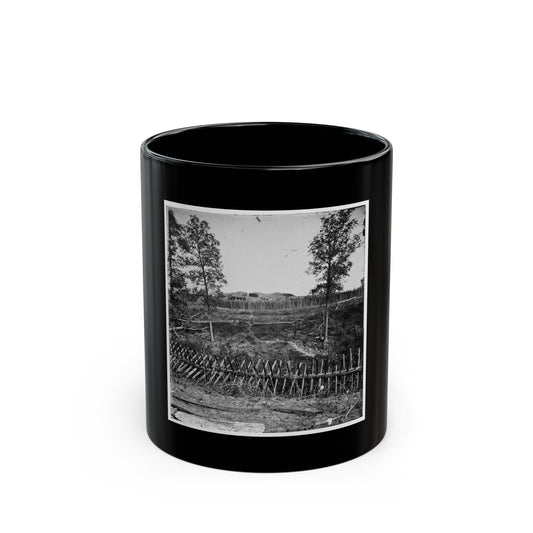 Atlanta, Georgia. Confederate Fortifications(2) (U.S. Civil War) Black Coffee Mug