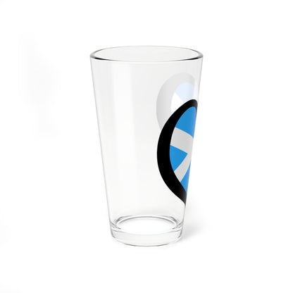 EuroScotland sky blue (Scotland) Pint Glass 16oz