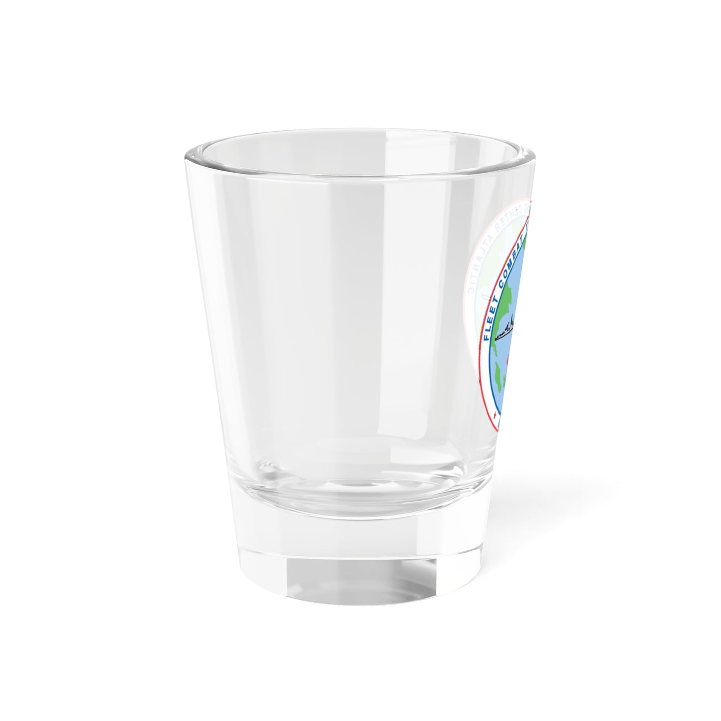 Fleet Combat Trng Ctr Atlantic Dam Neck (U.S. Navy) Shot Glass 1.5oz