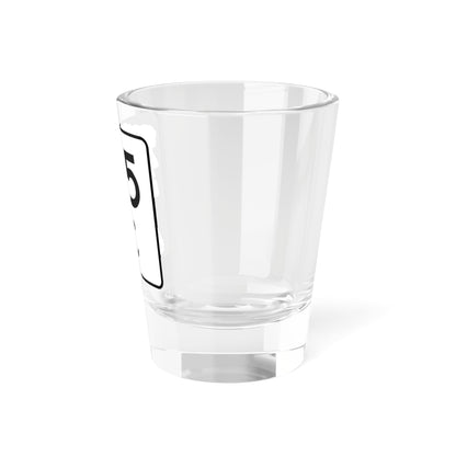 NH Route 25C (New Hampshire) (Road Sign) Shot Glass 1.5oz