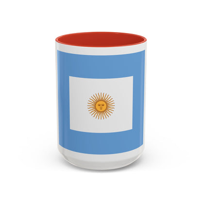 Naval Jack of Argentina - Accent Coffee Mug