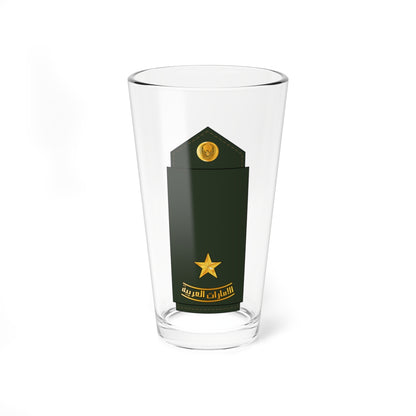 06 UAEA 2LT (United Arab Emirates) (Military Rank) Pint Glass 16oz