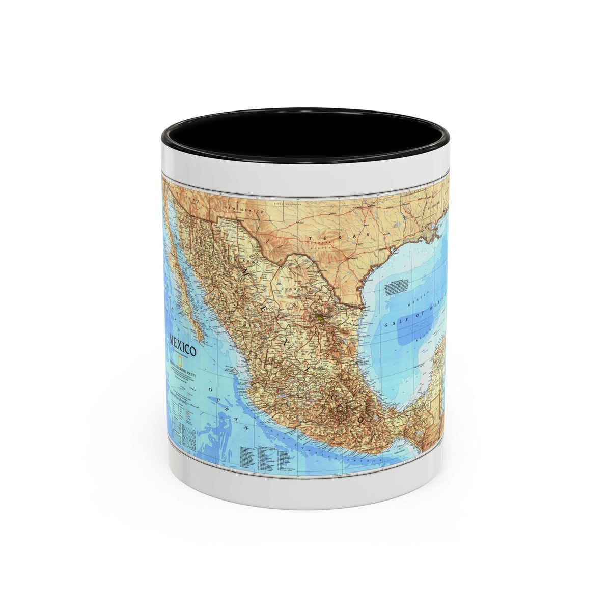 North America - Mexico (1994) (Map) Accent Coffee Mug