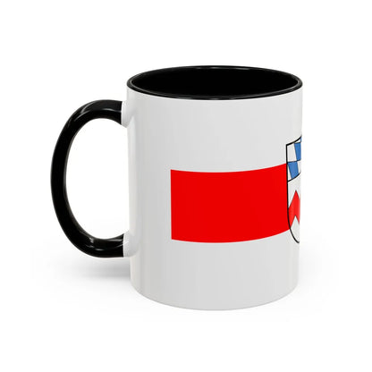 Flag of Dachau Germany - Accent Coffee Mug-Go Mug Yourself