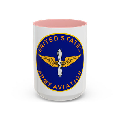 United States Aviation Branch (U.S. Army) Accent Coffee Mug