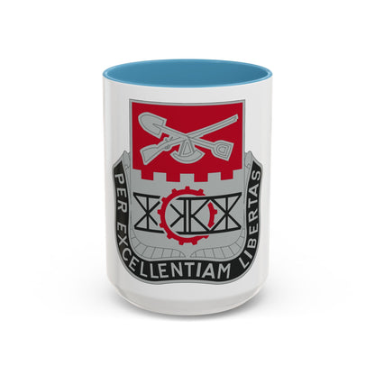 206 Engineer Battalion (U.S. Army) Accent Coffee Mug