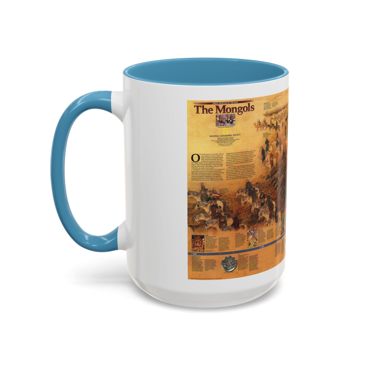 Mongols, The (1996) (Map) Accent Coffee Mug