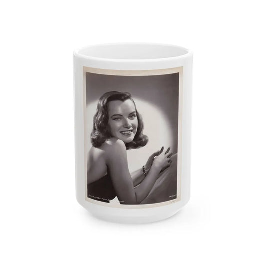 Ella Raines #217 (Vintage Female Icon) White Coffee Mug-15oz-Go Mug Yourself