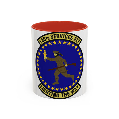 130th Services Flight (U.S. Air Force) Accent Coffee Mug