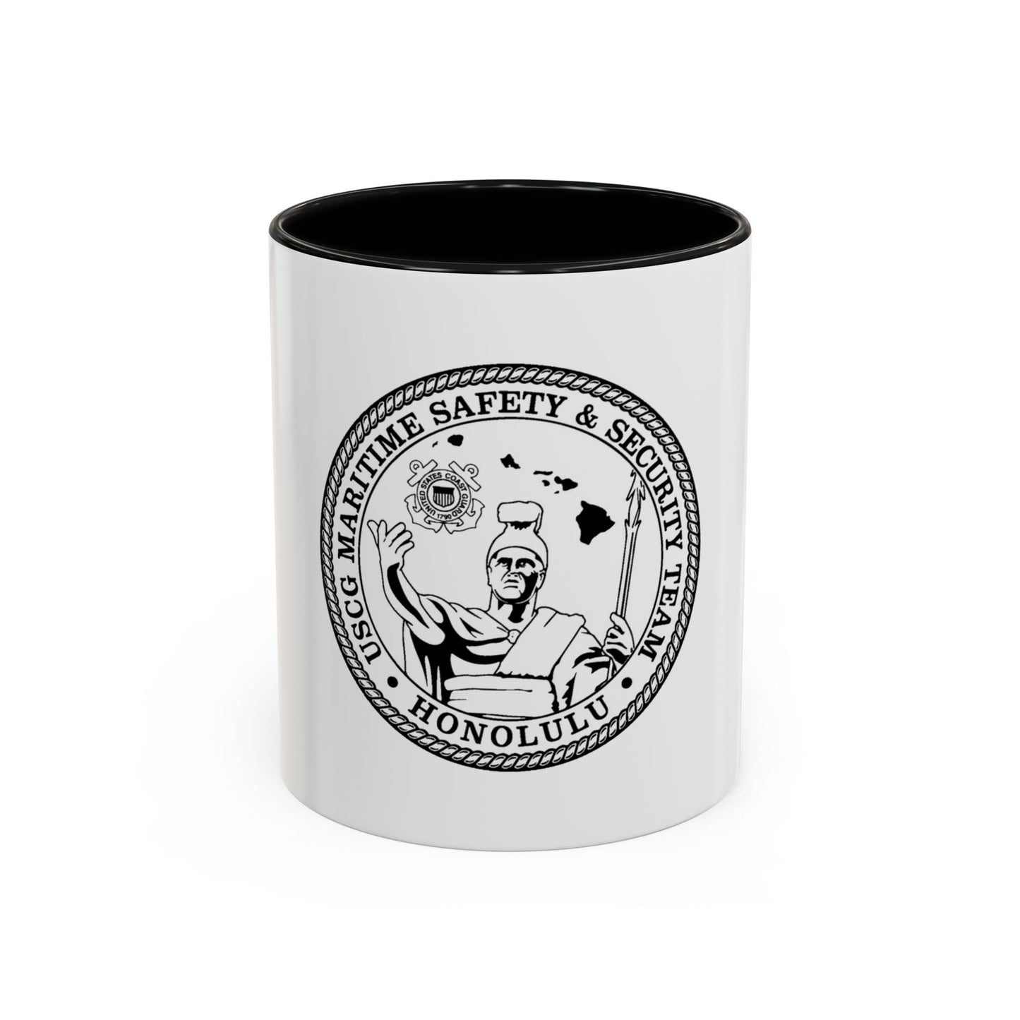 USCG MSST Honolulu (U.S. Coast Guard) Accent Coffee Mug