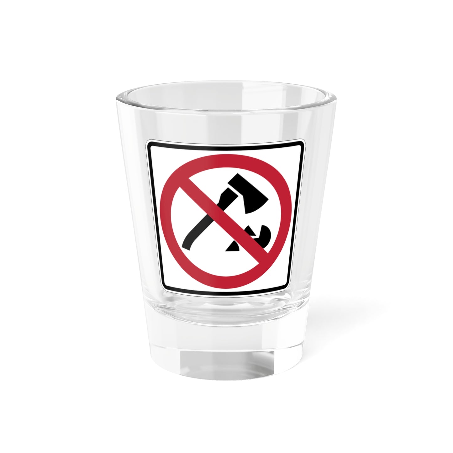 MUTCD-CA PS-112 (California) (Road Sign) Shot Glass 1.5oz