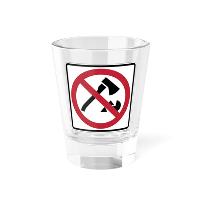 MUTCD-CA PS-112 (California) (Road Sign) Shot Glass 1.5oz