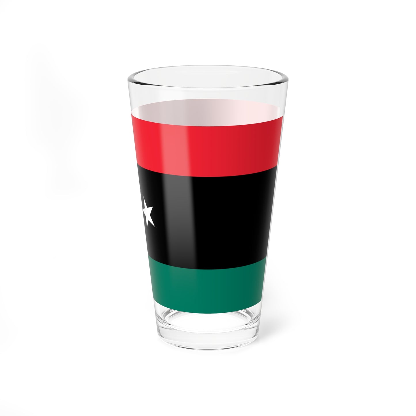 Flag of Libya Variant (Libya) Pint Glass 16oz