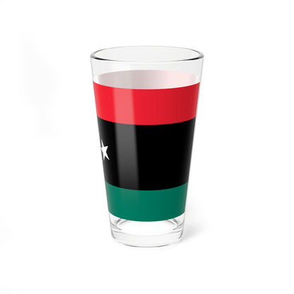 Flag of Libya Variant (Libya) Pint Glass 16oz