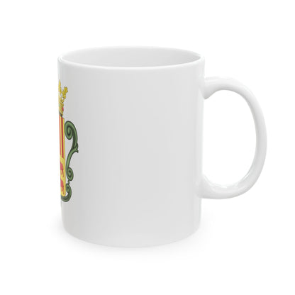 Coat of arms of Andorra (1800-1949) - White Coffee Mug