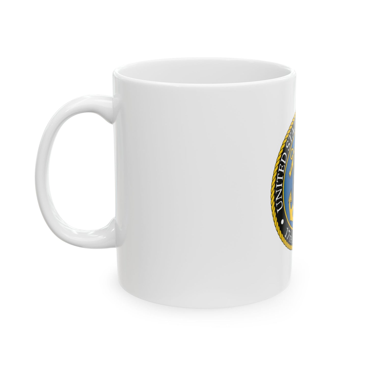 USCG 17th District (U.S. Coast Guard) White Coffee Mug