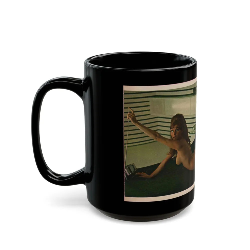 Victoria Vetri #55 - Playboy Mag. May '68 - 1 Topless Photo (Vintage Female Icon) Black Coffee Mug-Go Mug Yourself