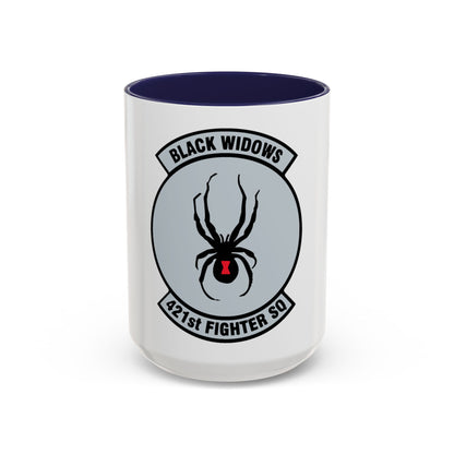 421st Fighter Squadron Black Widows (U.S. Air Force) Accent Coffee Mug