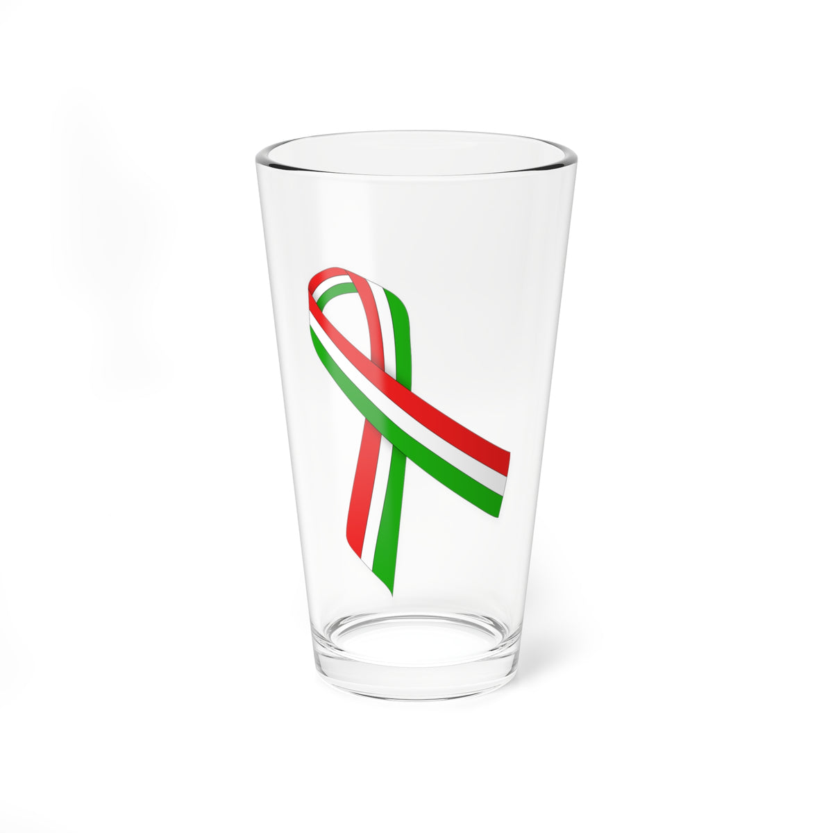 Hungary and Tajikistan ribbon (Tajikistan) Pint Glass 16oz
